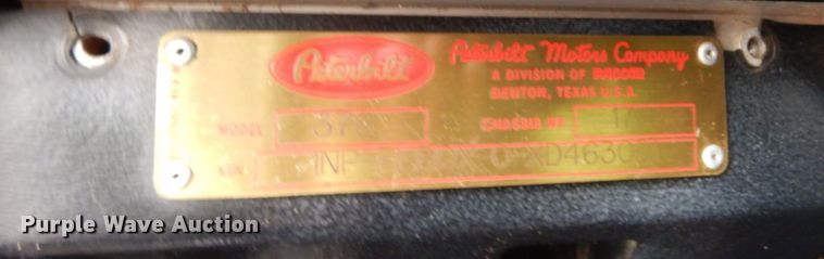 image for item KU9848 1999 Peterbilt 378  hydroseeder truck