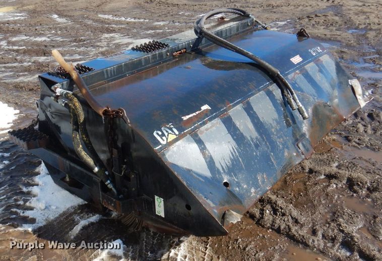 image for item KU9853 Caterpillar  skid steer sweeper