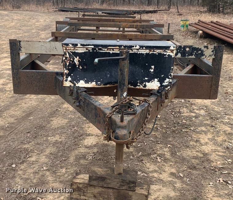 image for item KV9635 Shop built  pipe trailer