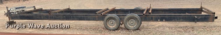 image for item KV9635 Shop built  pipe trailer