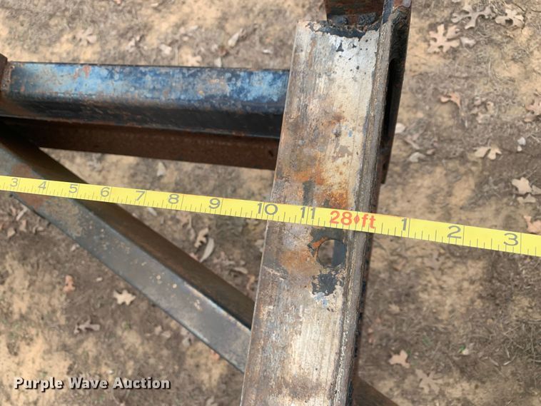 image for item KV9635 Shop built  pipe trailer