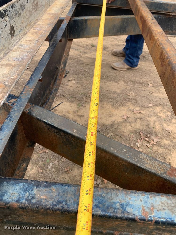 image for item KV9635 Shop built  pipe trailer