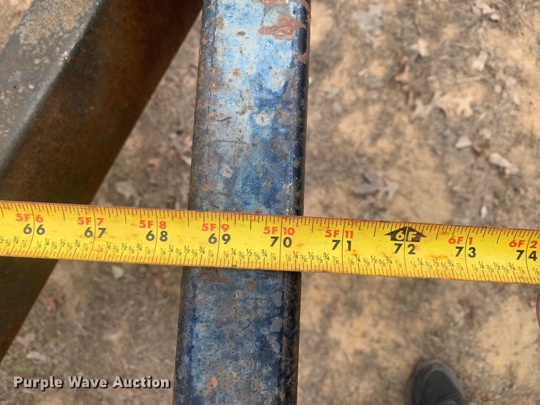 image for item KV9635 Shop built  pipe trailer