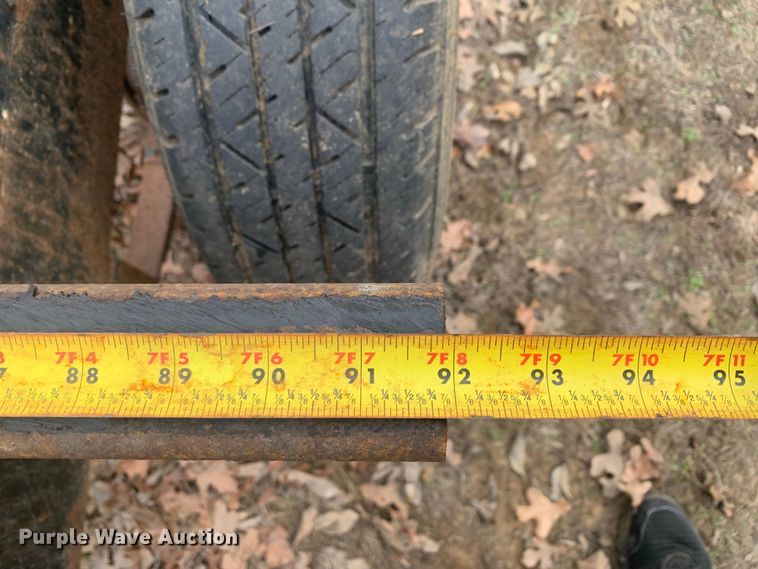 image for item KV9635 Shop built  pipe trailer