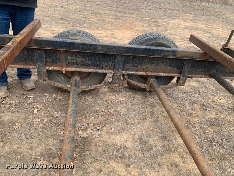 image for item KV9635 Shop built  pipe trailer