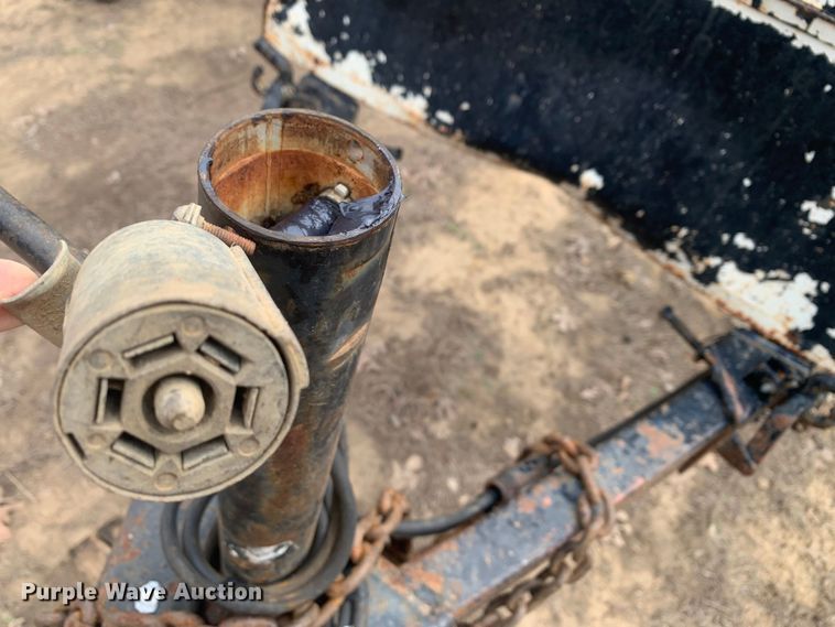 image for item KV9635 Shop built  pipe trailer