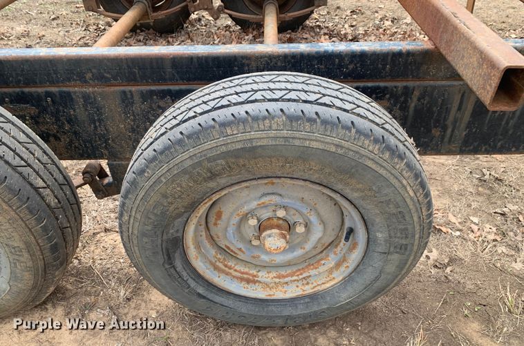 image for item KV9635 Shop built  pipe trailer