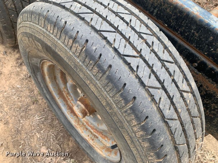 image for item KV9635 Shop built  pipe trailer