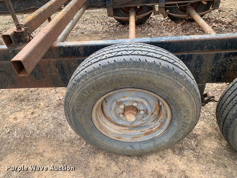 image for item KV9635 Shop built  pipe trailer