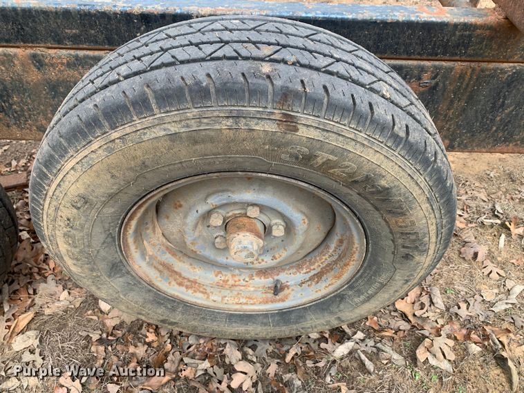 image for item KV9635 Shop built  pipe trailer