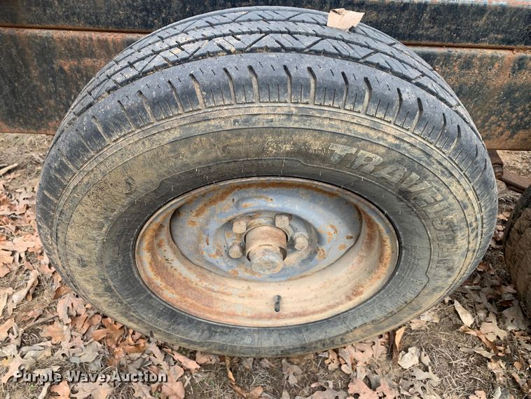 image for item KV9635 Shop built  pipe trailer