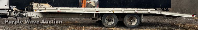 image for item LA9827 1994 Butler BT-2425-AUE  tilt deck equipment trailer