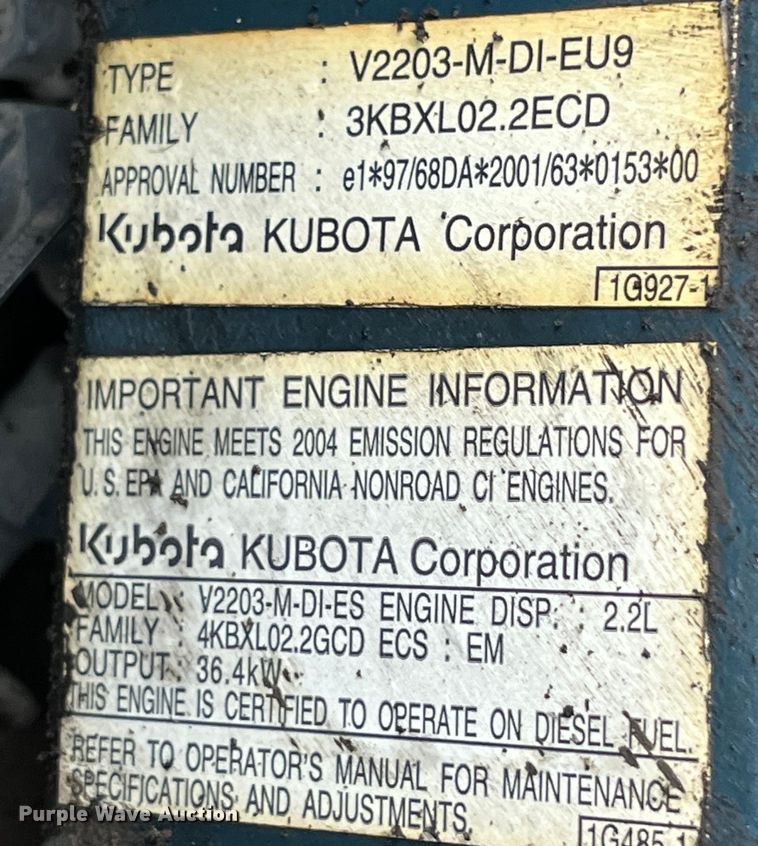 image for item LA9828 2004 Bobcat 430G ZHS  mini excavator