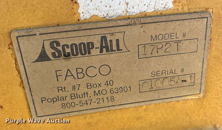 image for item LA9831 Scoop-all 17P2T  scraper