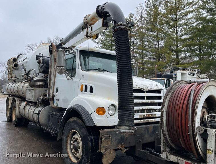 image for item LJ9559 2003 Sterling LT7500  sewer jetter truck