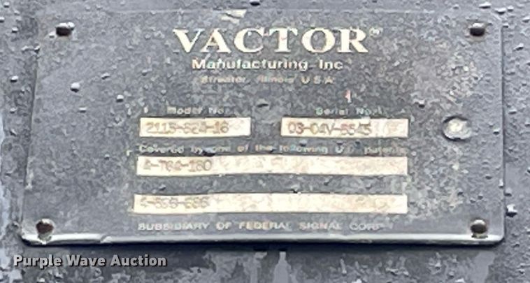 image for item LJ9559 2003 Sterling LT7500  sewer jetter truck