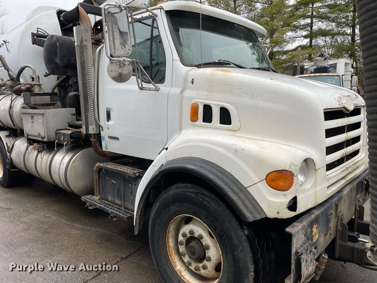 image for item LJ9561 2003 Sterling LT7500  sewer jetter truck