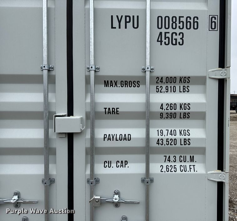 image for item LN9117 2022  40' L shipping container