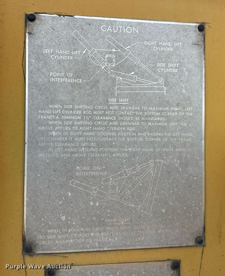 image for item LN9289 1976 Huber F-1500M  rigid frame motor grader