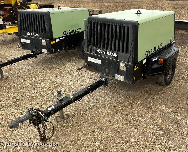 image for item LN9298 Sullair 185DPQ  air compressor