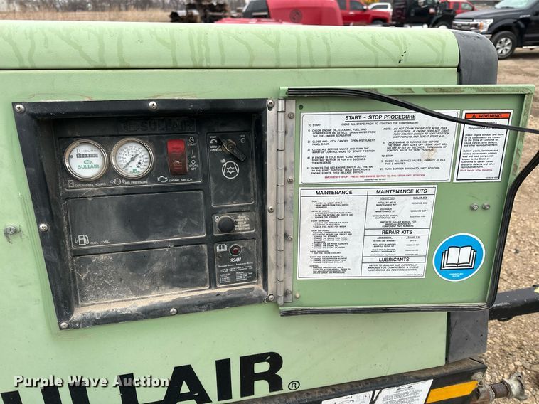 image for item LN9298 Sullair 185DPQ  air compressor