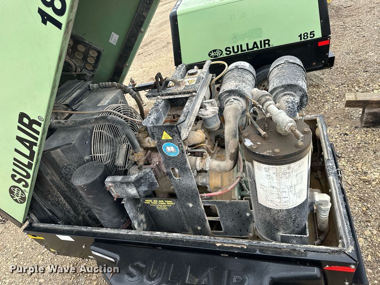 image for item LN9298 Sullair 185DPQ  air compressor