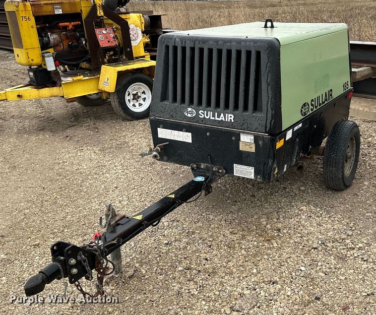 image for item LN9299 Sullair 185DPQ  air compressor
