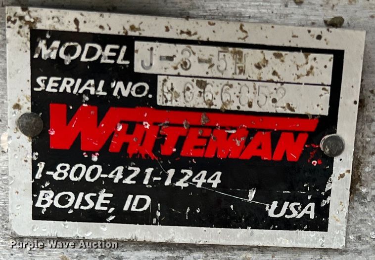 image for item LW9273 Whiteman J35H  power trowel