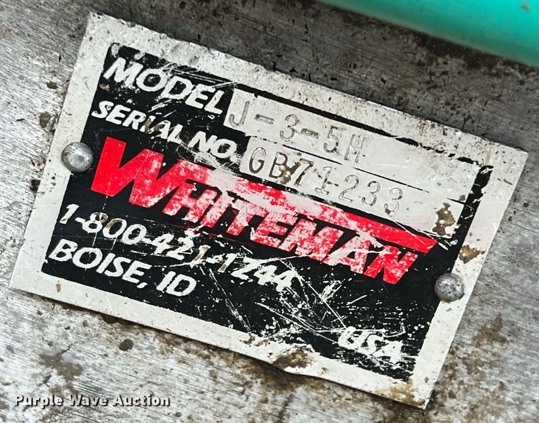 image for item LW9274 Whiteman J35H  power trowel