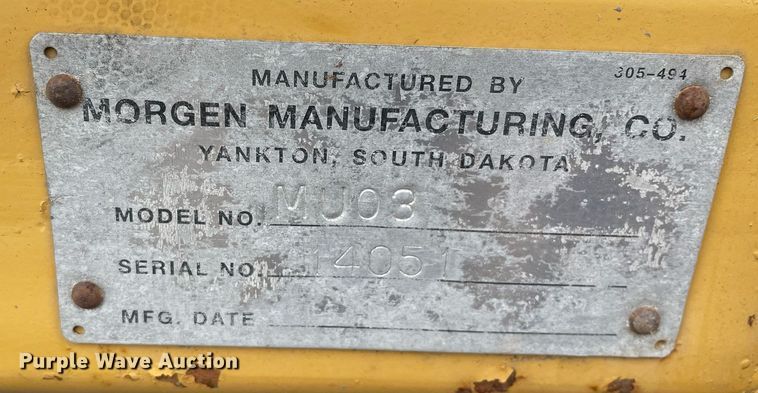 image for item MB9015 Morgen MU03  concrete pump