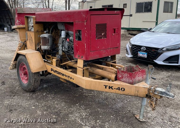 image for item MB9016 Putzmeister TTS2045  concrete pump