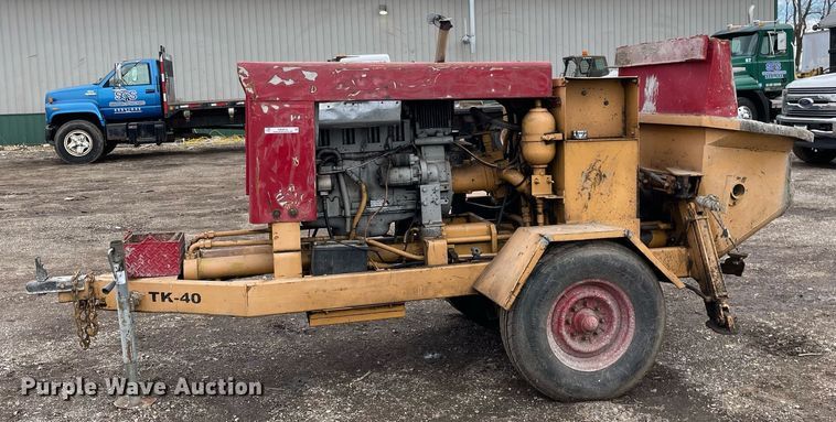 image for item MB9016 Putzmeister TTS2045  concrete pump