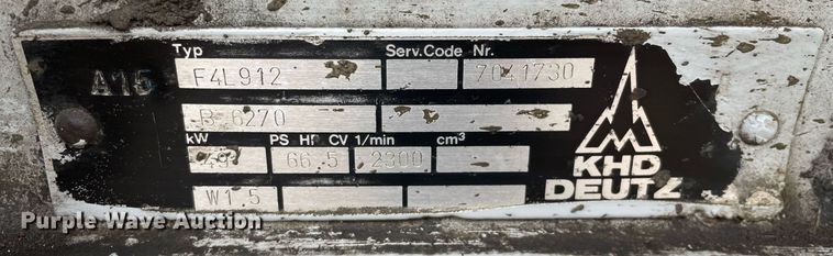 image for item MB9016 Putzmeister TTS2045  concrete pump