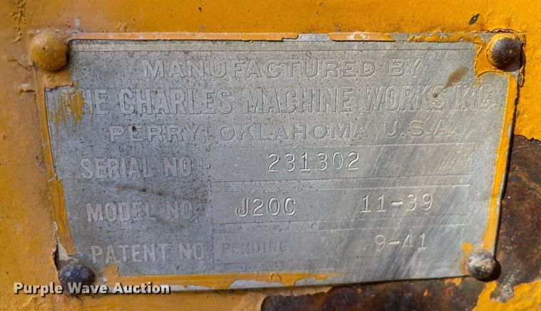 image for item MB9027 Ditch Witch J20C  trencher