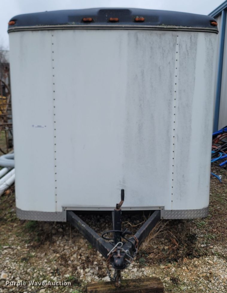 image for item MB9840 1998 Doolittle  enclosed cargo trailer