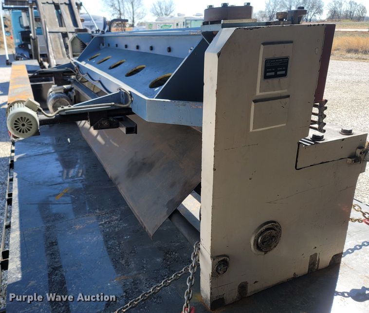 image for item MB9866 Basic Machine Tools 129X8PS  metal shear