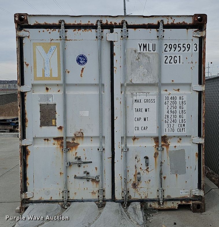image for item MC9665 2000 CIMC DC20-20B  shipping container