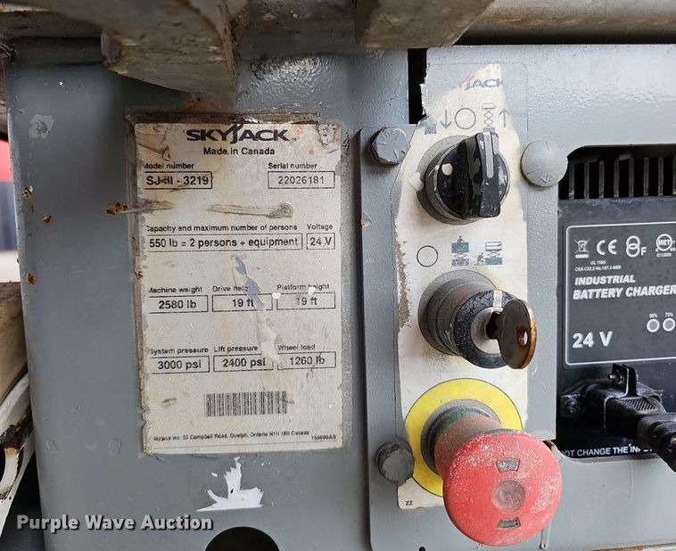 image for item MC9688 Skyjack SJIII 3219  scissor lift