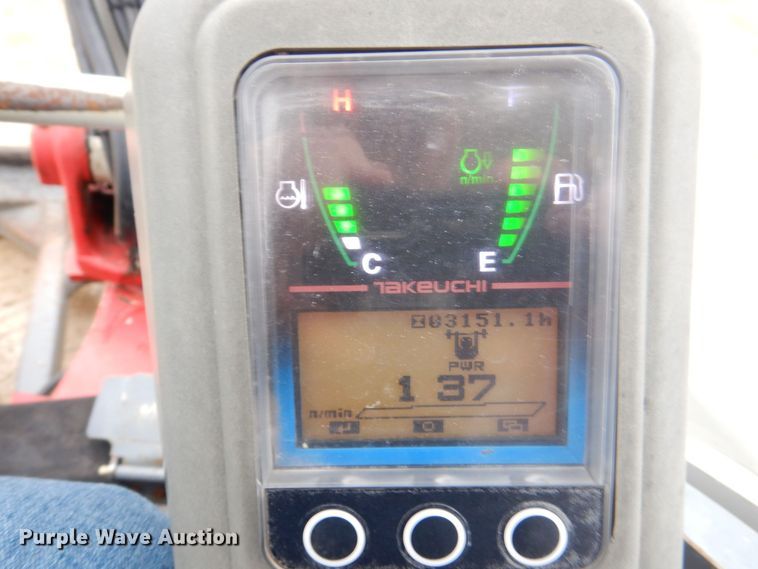 image for item MC9845 2016 Takeuchi TB230  mini excavator