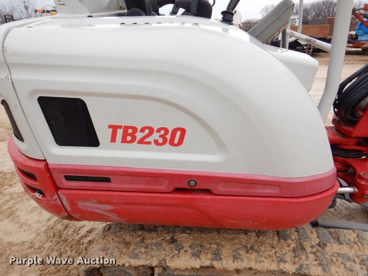 image for item MC9845 2016 Takeuchi TB230  mini excavator