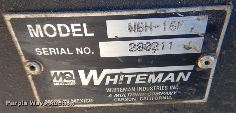 image for item MC9853 Whiteman WBH-16  concrete buggy