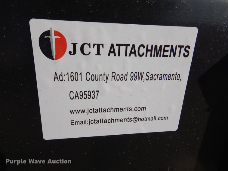 image for item MC9865 JCT  skid steer sweeper