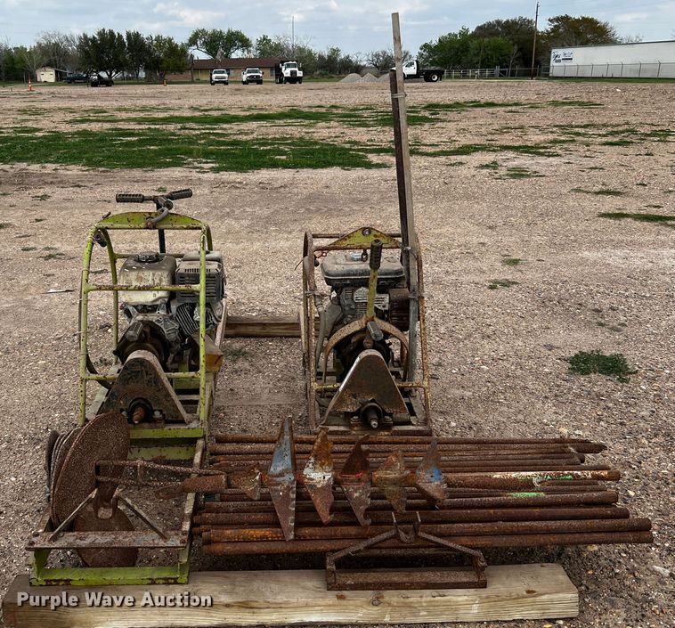 image for item MF9827 (2) Prairie Dog boring machines