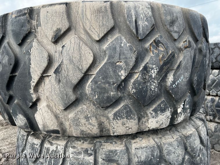image for item MF9830 (4) 23.5R25 tires