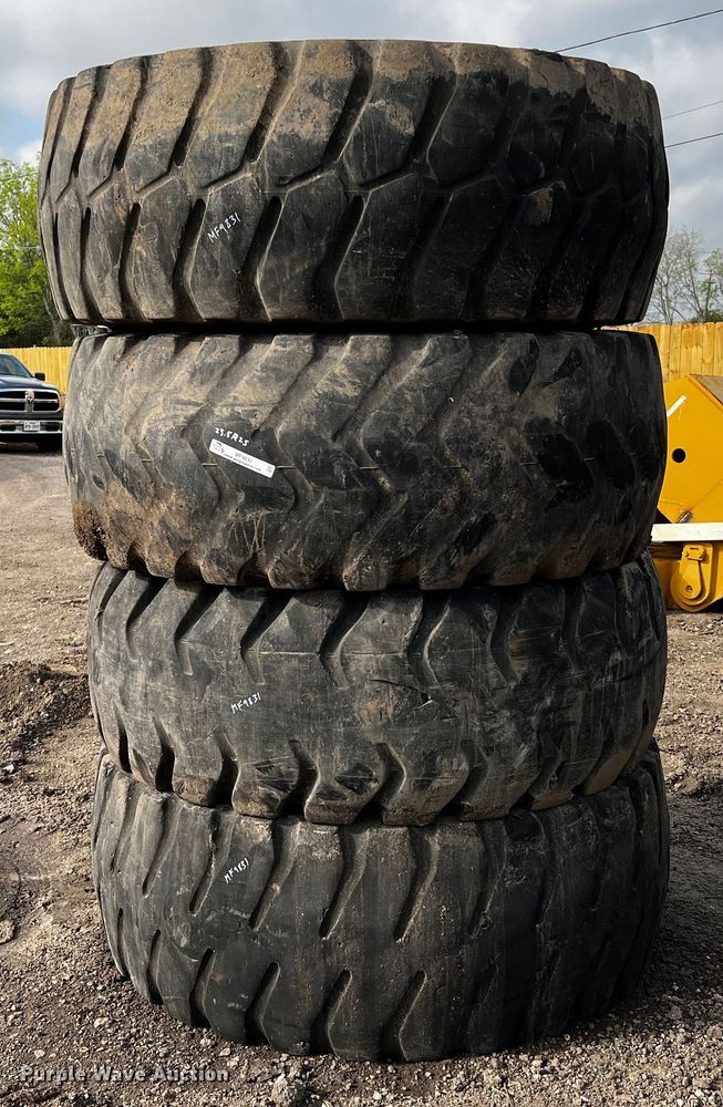 image for item MF9831 (4) 23.5R25 tires