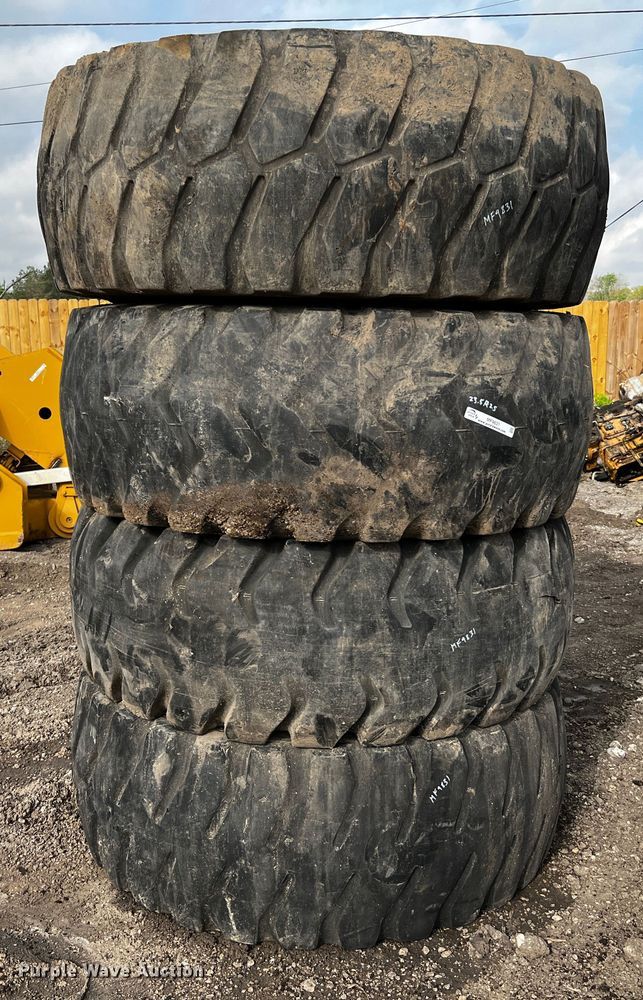 image for item MF9831 (4) 23.5R25 tires