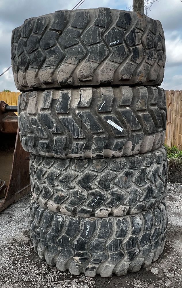 image for item MF9834 (4) 23.5R25 tires