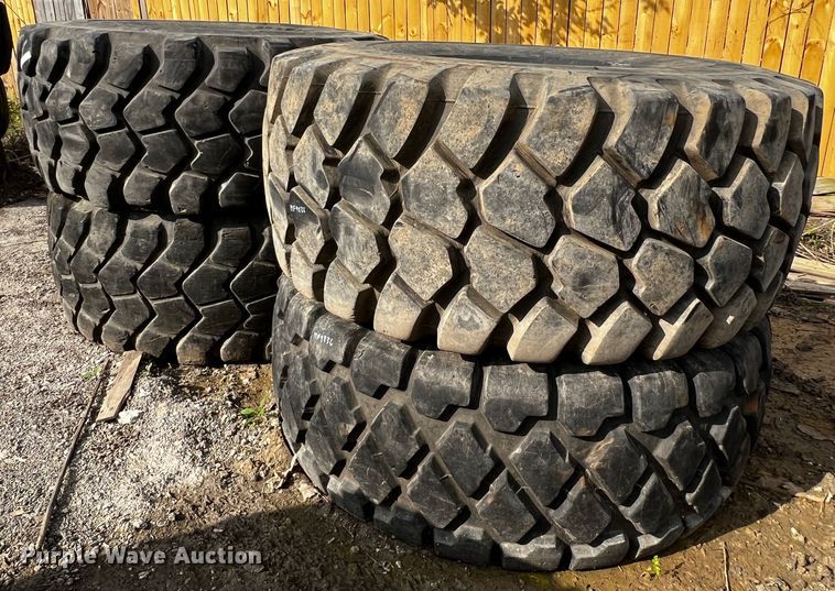 image for item MF9836 (4) 29.5R25 tires