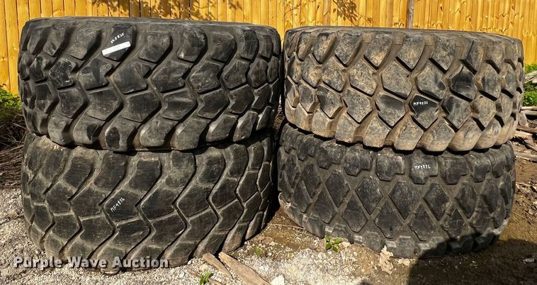 image for item MF9836 (4) 29.5R25 tires