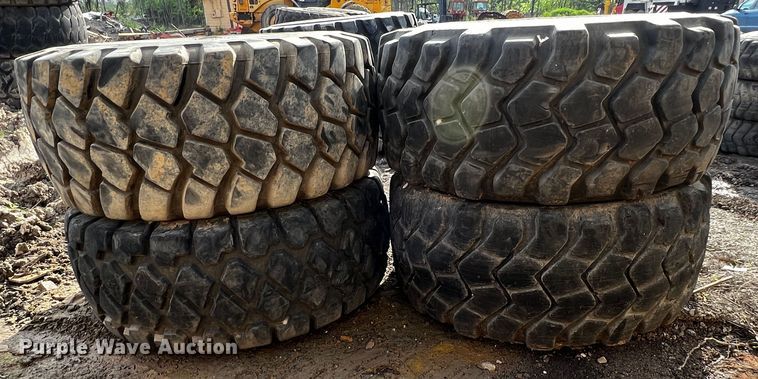 image for item MF9836 (4) 29.5R25 tires